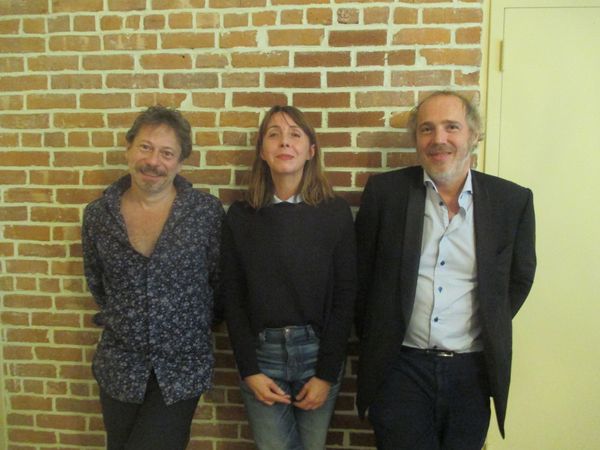 The lineup for Ismael’s Ghosts: Director’s Cut - Mathieu Amalric with Anne-Katrin Titze and director Arnaud Desplechin
